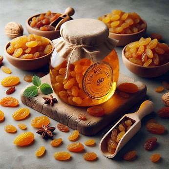 کشمش در شیشه عسل