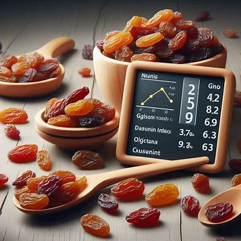 شاخص گلیسیمی بار گلیسیمی کشمش