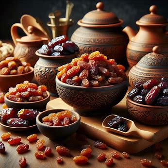 کشمش و خرما در آشپزی